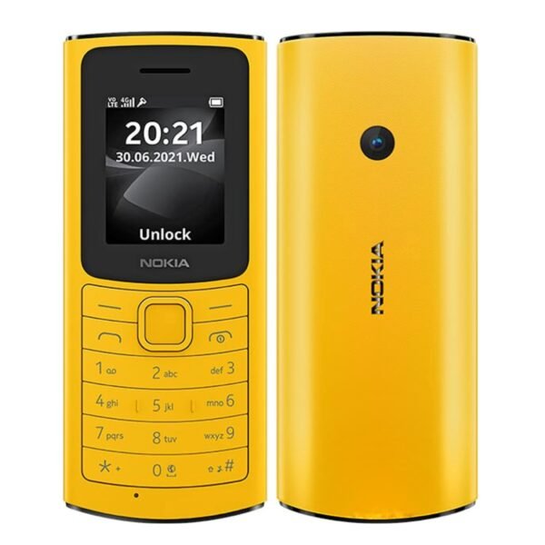 Nokia 110 (2021) - 4G, Dual sim, RAM 128MB, Yellow