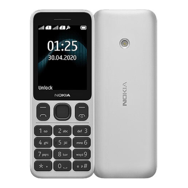 Nokia 125 - 4G, Dual Sim, 4MB, White