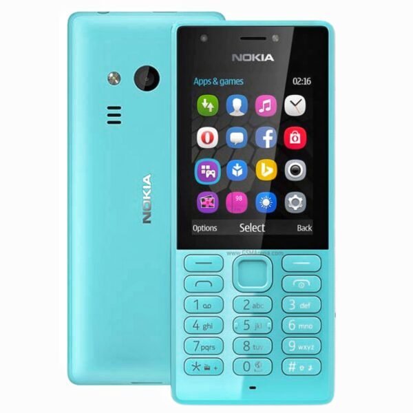 Nokia 216 - 16MB Ram, Dual Sim, 4G, Sky Blue